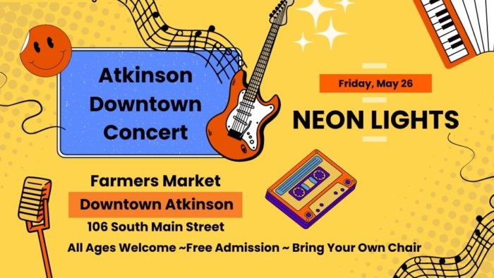 Atkinson Downtown Concerts Poster